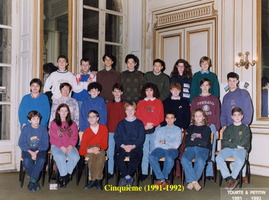 1991-1992 Classe 5